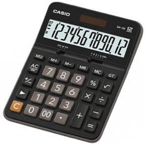 Калькулятор CASIO DX-12B-W-EC черный