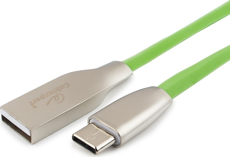 Кабель Cablexpert USB - USB Type-C 1 м CC-G-USBC01Gn-1M